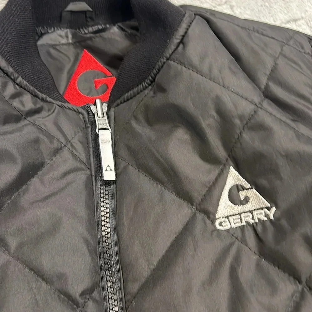 Gerry Youth Black Quilted Zip-Up Lightweight Puffer Ski Jacket / Size L 14-16